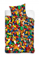 Posteľné obliečky Lego kocky