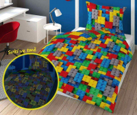 Posten oblieky Lego kocky svietiace
