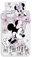 Posteľné obliečky Minnie Mouse lila