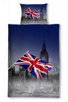 Posteľné obliečky Londýn anglická vlajka