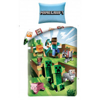 Posteľné obliečky Minecraft Farma