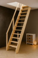 Mlyn��sk� schody SMART d.280 x �.60cm borovice