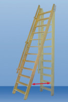 Mlynrske schody so zbradlm FLEXIBO 300x55