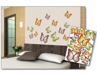 Nálepka na stenu ST1-015 Farebné motýle