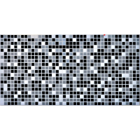 PVC panel Mozaika ierna