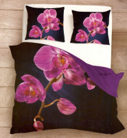 Posteľné obliečky Orchidea ružová