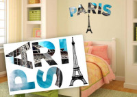 Nlepka na stenu Paris