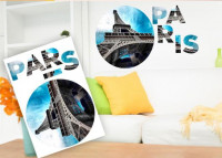 Nlepka na stenu Paris II