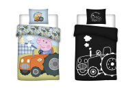 Posten oblieky Peppa Pig George na traktore - do postieky