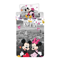 Posteľné obliečky Mickey a Minnie v Ríme