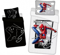 Posteľné obliečky Spiderman svietiace v tme