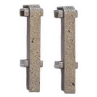 Spojka Soklov� li�ty SPC RIGID Nice grey 2 ks