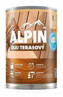 Alpin olej na drevo terasov