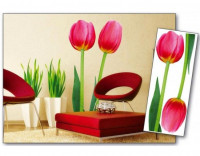 Nlepka na stenu ST2-018 Tulipn