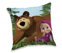 Máša a medveď v lese obliečka na vankúšik