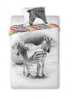 Posteľné obliečky Zebra Colors - posledný kus
