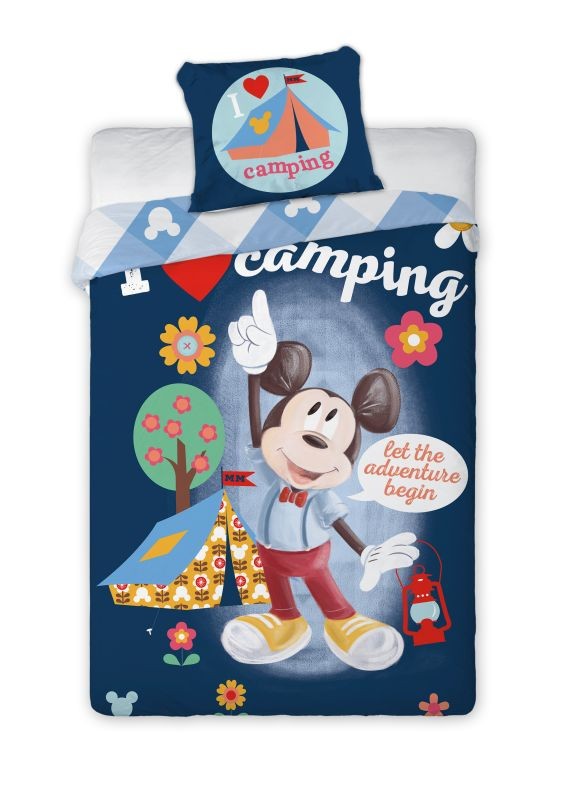 Posteľné obliečky Mickey Mouse Camp