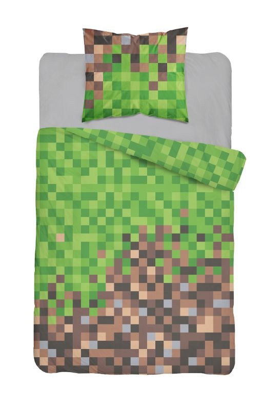 Posteľné obliečky Minecraft kocky malé
