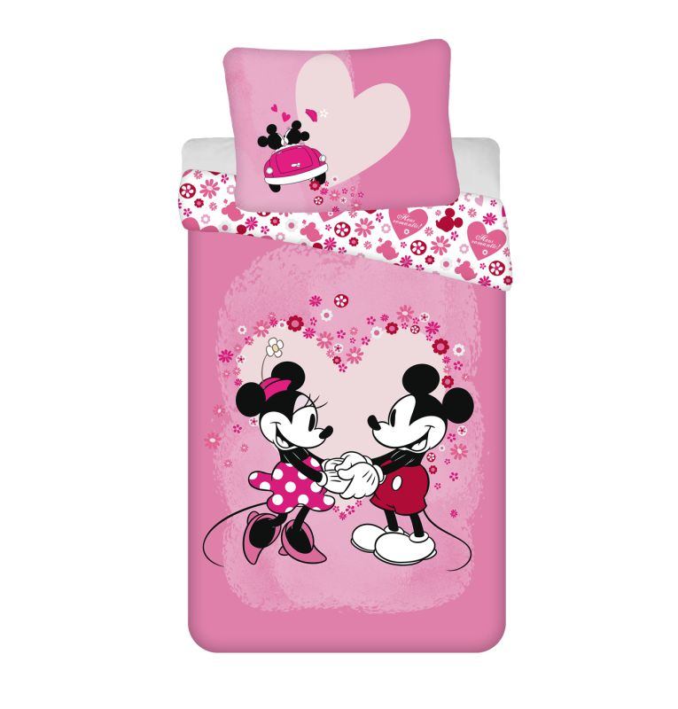Posteľné obliečky Mickey a Minnie Mouse Love VI
