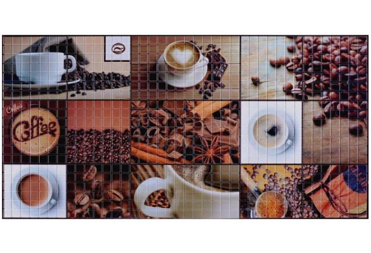 PVC panel Mozaika káva