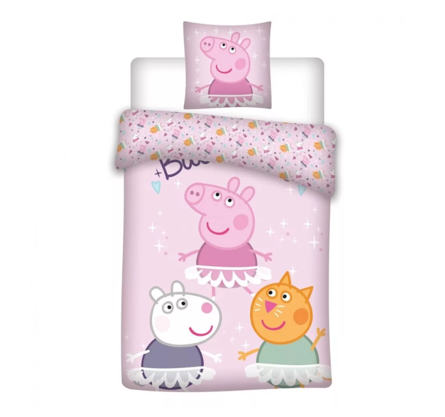 Posteľné obliečky Peppa Pig Dance