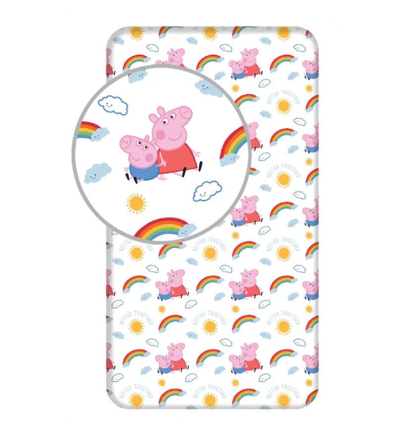 Plachta Peppa Pig dúha