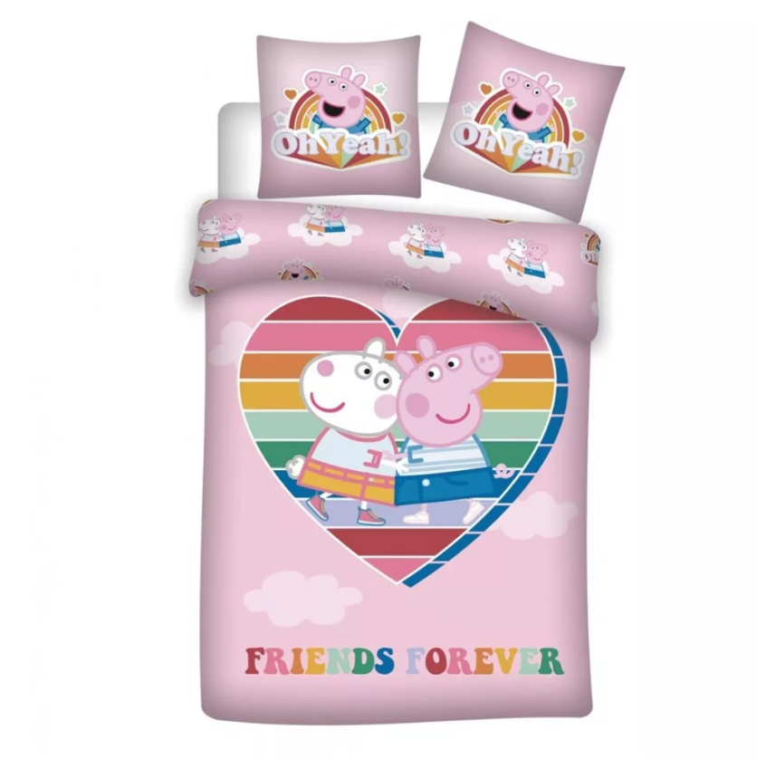 Set Copripiumino Peppa Pig Character World - Singolo, Rosa, Reversibile, Con Federa, 100% Poliestere - Foto 11
