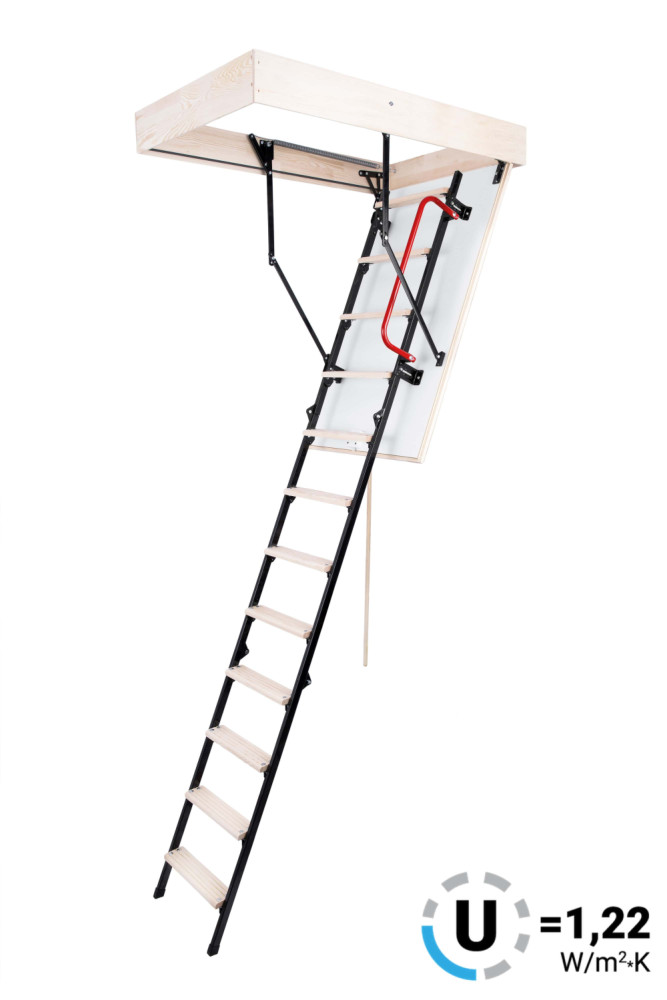 Podkrovné schody OMAN STALLUX TERMO 130X70 H280 FSC TSS30167