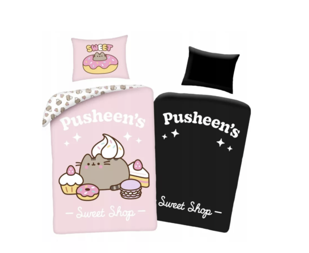 Posteľné obliečky Pusheen svietiace v tme