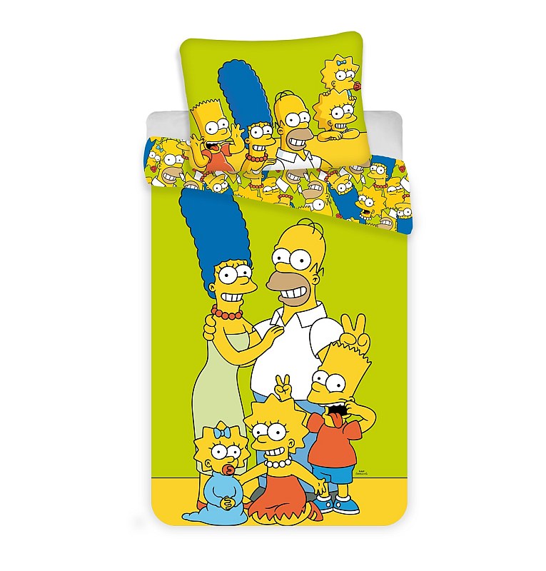 Posteľné obliečky Simpsons family