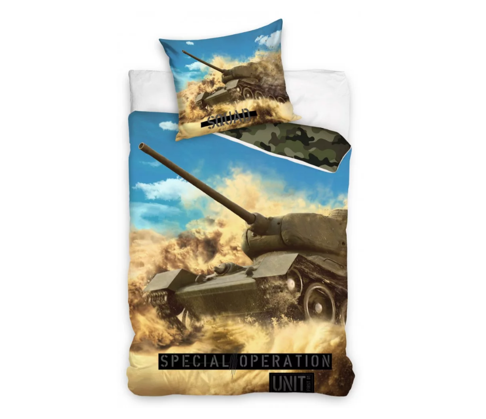 Posteľné obliečky Tank real